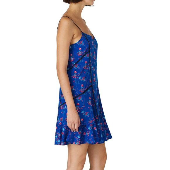 Thakoon Blue Floral Shift Dress 6 - Picture 4 of 6
